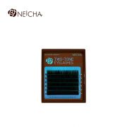 Ресницы двухцветные NEICHA Black-Green MINI 6 линий MIX