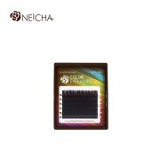 Ресницы цветные NEICHA Dark Brown MINI 6 линий MIX